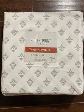 *NEW* South Point Home Fashions Microfiber 4-Piece Sheet Set